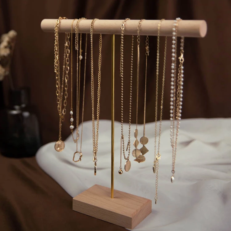 Lucking Wholesale Wooden T Shape Makeup Cosmetic Jewelry Holder Earring Necklace Ring Bracelet Display Storage
Lucking Wholesale Wooden T Shape Makeup Cosmetic Jewelry Holder Earring Necklace Ring Bracelet Display Storage