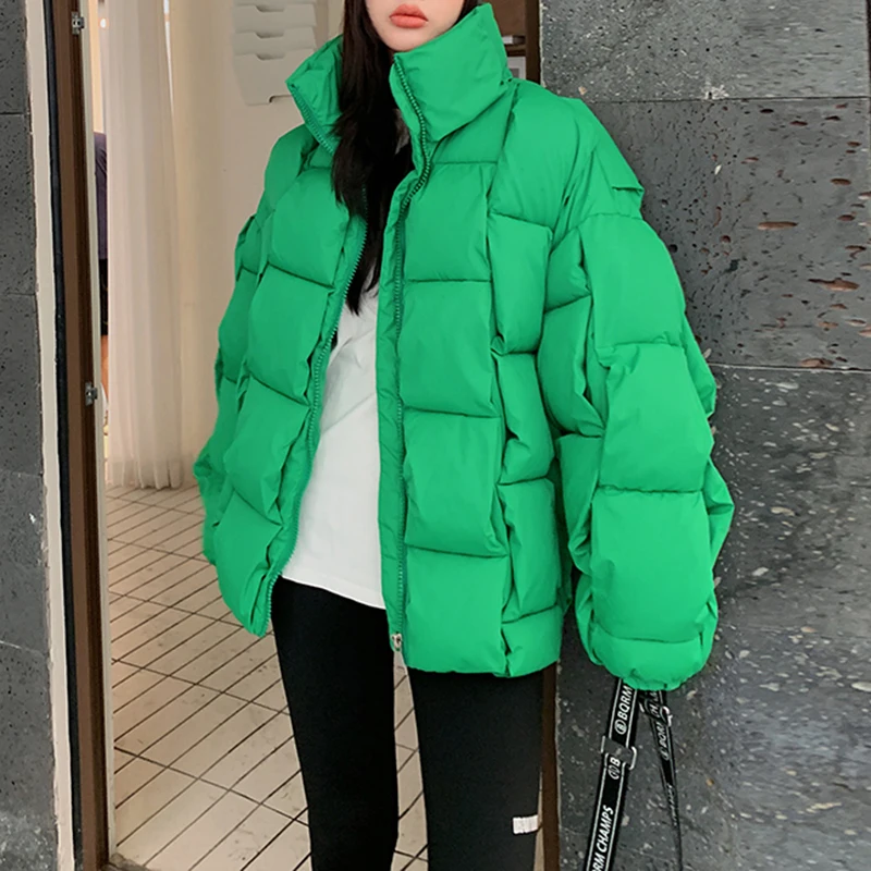

Пуховик с хлопковой подкладкой женская новая зимняя верхняя одежда 2023 утепленная сохраняющая тепло Модная парка пальто Топ
