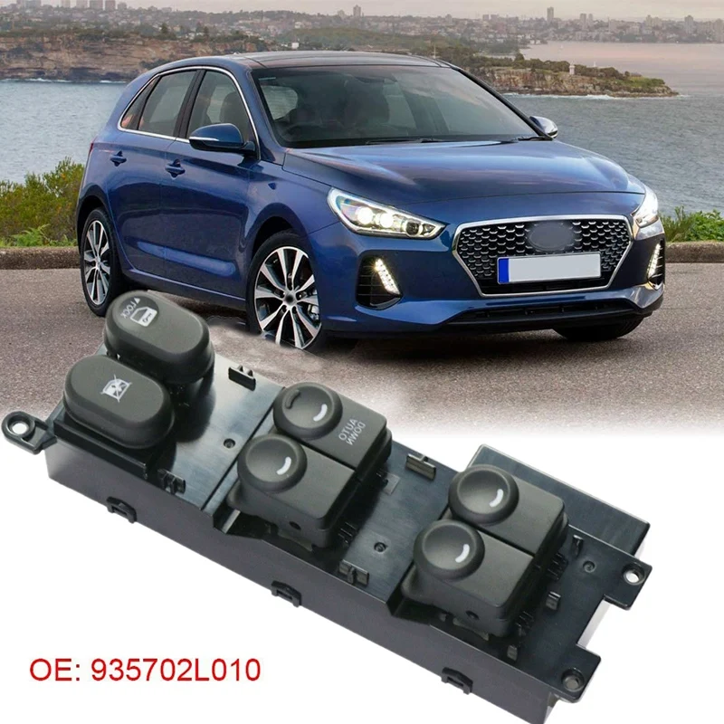 Автомобильный переключатель стеклоподъемника, передняя сторона водителя для Hyundai Elantra 2009-2012 935702L010