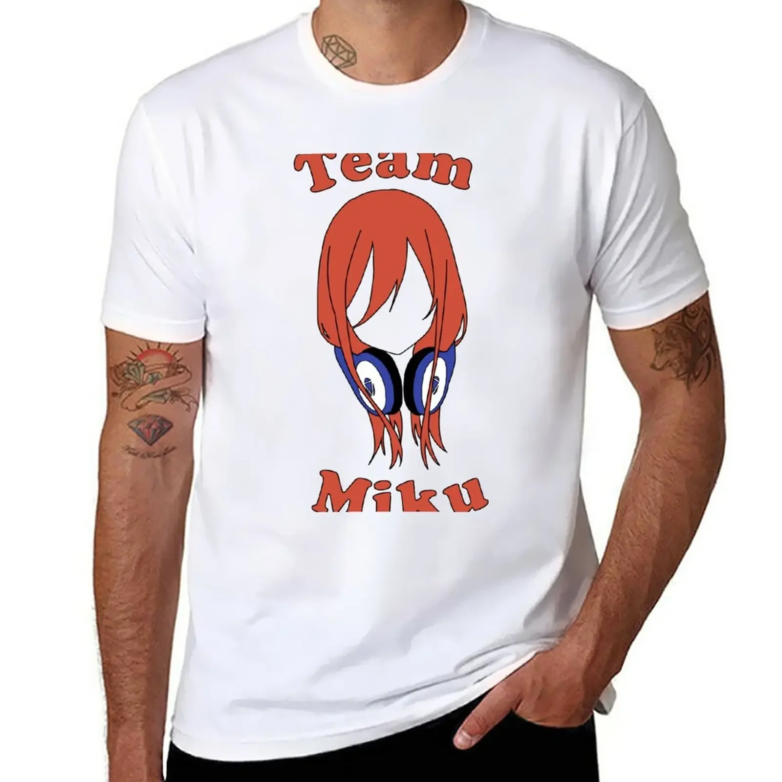 Team Miku Nakano T-Shirt cute clothes Short sleeve tee boys whites graphics plain black t shirts men
Team Miku Nakano T-Shirt cute clothes Short sleeve tee boys whites graphics plain black t shirts men