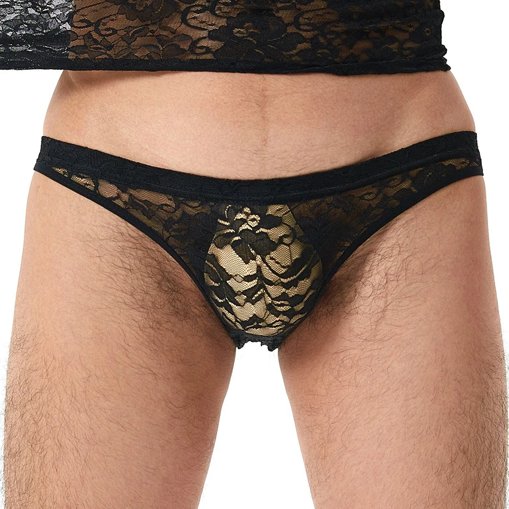 Sexy Men Lace Brief Ultra-thin Mesh Transparent Underwear Low-rise Bikini Panties Lightweight Breath Thoong Erotic Lingerie
Sexy Men Lace Brief Ultra-thin Mesh Transparent Underwear Low-rise Bikini Panties Lightweight Breath Thoong Erotic Lingerie