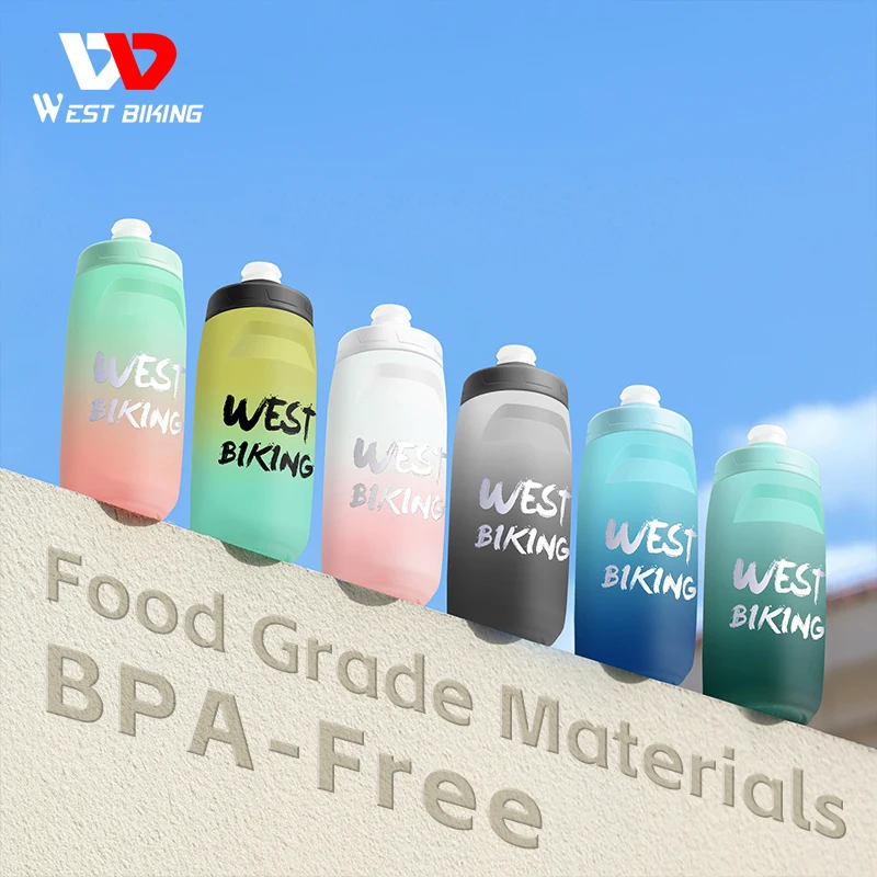 WEST BIKING Cycling Water Bottle 620ml Leak-proof Squeezable BPA-free Plastic Kettle Running Camping Hiking Sport Bicycle Bottle
WEST BIKING Cycling Water Bottle 620ml Leak-proof Squeezable BPA-free Plastic Kettle Running Camping Hiking Sport Bicycle Bottle