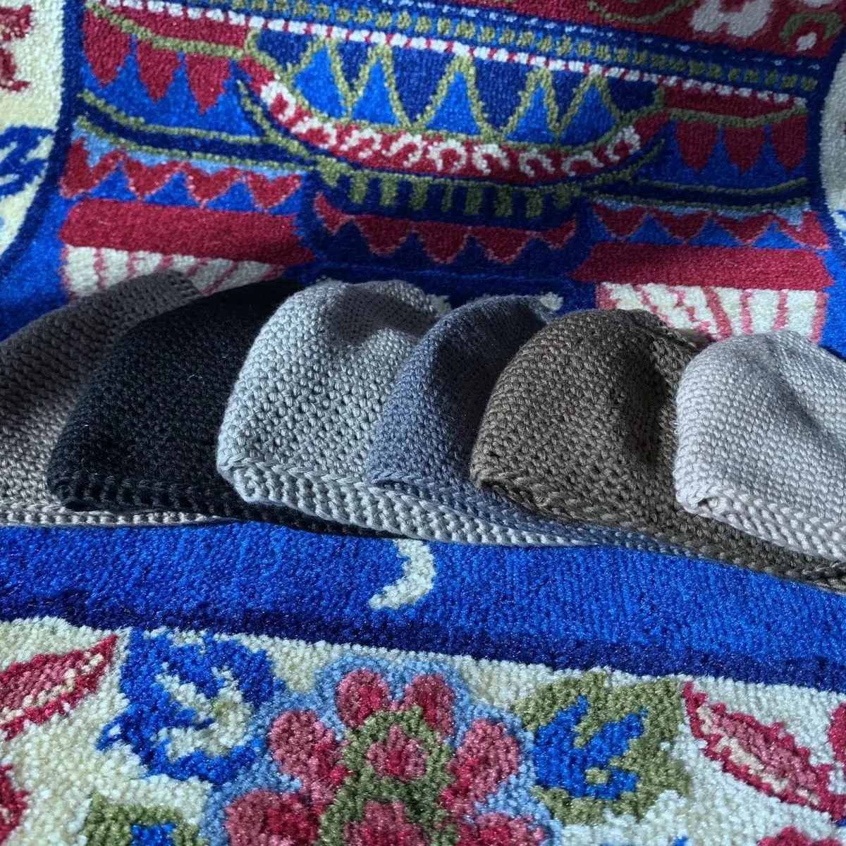 

Muslim Caps For Men Colthing Freeshipping Crochet knit Hat Turkey Kufi Islamic Kippah Hijab Jewish Turban Wool Cotton Winter