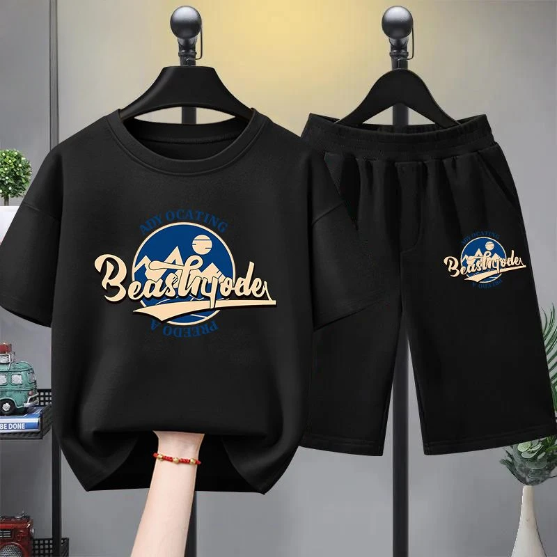 Summer Baby Boy Clothes Set Children Girls Fashion Letter Printed T-shirts and Shorts 2pcs Suit Kid Casual Top Bottom Outfiots
Summer Baby Boy Clothes Set Children Girls Fashion Letter Printed T-shirts and Shorts 2pcs Suit Kid Casual Top Bottom Outfiots