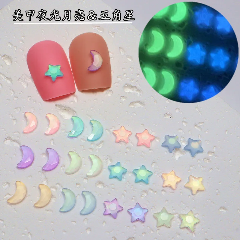 50pcs/20pcs Fashion Exquisite Resin Nail Art Charms 3D Luminous Star Moon Series Nail Decoration DIY Kawaii Manicure Accessories
50pcs/20pcs Fashion Exquisite Resin Nail Art Charms 3D Luminous Star Moon Series Nail Decoration DIY Kawaii Manicure Accessories