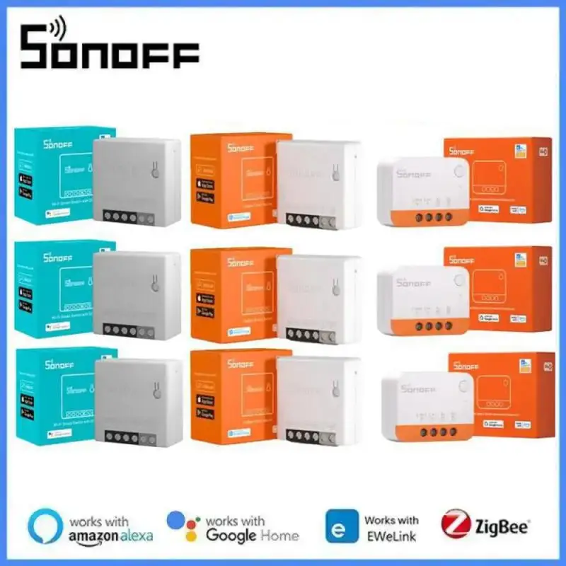 Мини-переключатель SONOFF MINI R2/ZBMINI/телефон с голосовым управлением, умный переключатель Zigbee/WiFi, управление через Alexa eWelink Google Home
Мини-переключатель SONOFF MINI R2/ZBMINI/телефон с голосовым управлением, умный переключатель Zigbee/WiFi, управление через Alexa eWelink Google Home