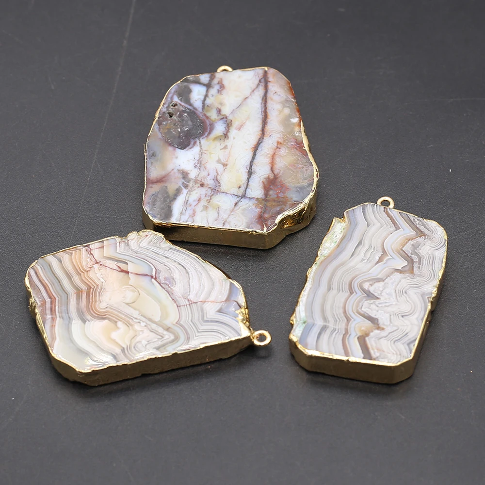 Natural Stone Pendant Irregular Persian Gulf Agate Exquisite Charms For Jewelry DIY Necklace Bracelet Earring Accessories Making
Natural Stone Pendant Irregular Persian Gulf Agate Exquisite Charms For Jewelry DIY Necklace Bracelet Earring Accessories Making