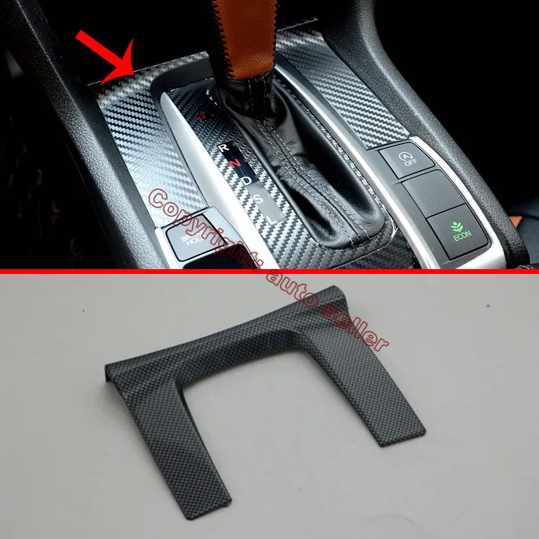 Carbon fiber Style Interior Gearshift Knob Trim For Honda Civic AT 2016 2017 Car Accessories Stickers
Carbon fiber Style Interior Gearshift Knob Trim For Honda Civic AT 2016 2017 Car Accessories Stickers
