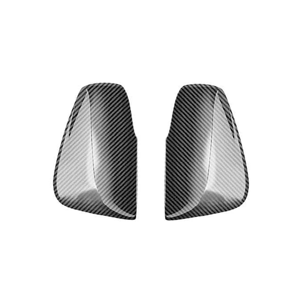 

Car Carbon Fiber Rearview Side Glass Mirror Cover Trim Frame Side Mirror Caps for Toyota Alphard 2015-2020