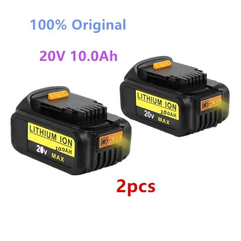 

3PCS New 100% Original 10000mAh 20V for Dewalt Power Tool Battery DCB206 20V 10.0Ah Battery DCB206 20V Battery DCB205 DCB204-2