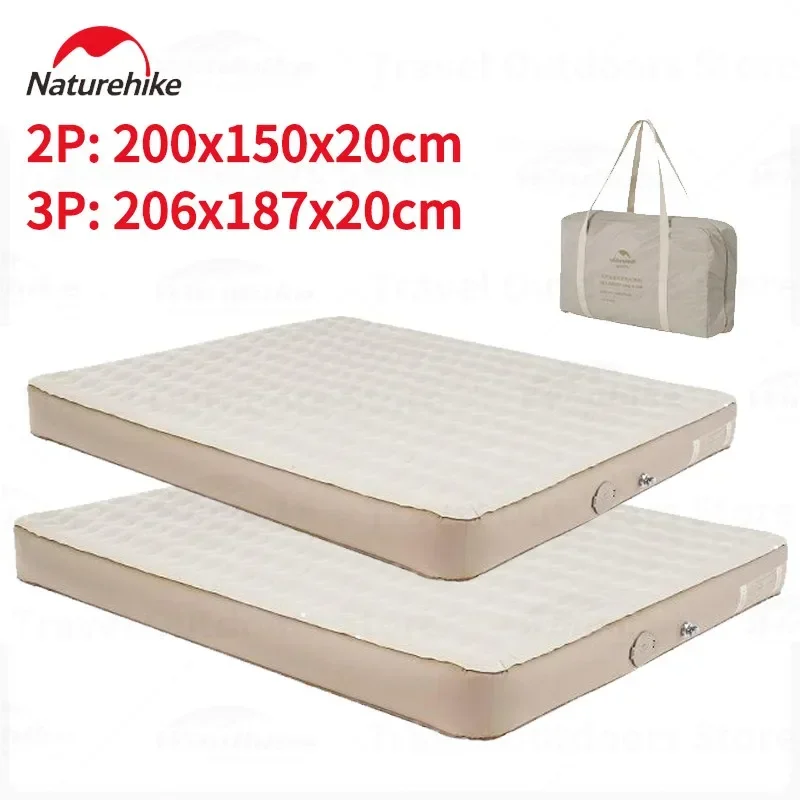 Naturehike Outdoor 2-3 Persons Tent Inflatable Bed Built In Air Pump Portable Inflation Height 20cm Thickened Camping Mattress
Naturehike Outdoor 2-3 Persons Tent Inflatable Bed Built In Air Pump Portable Inflation Height 20cm Thickened Camping Mattress