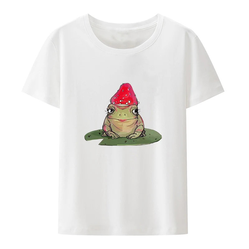 Beautiful Frog Lady Cotton T-shirts Short Sleeve Anime Shirt Short-sleev Streetwear Koszulki O-neck Pattern Graphic Tshirts Cool
Beautiful Frog Lady Cotton T-shirts Short Sleeve Anime Shirt Short-sleev Streetwear Koszulki O-neck Pattern Graphic Tshirts Cool