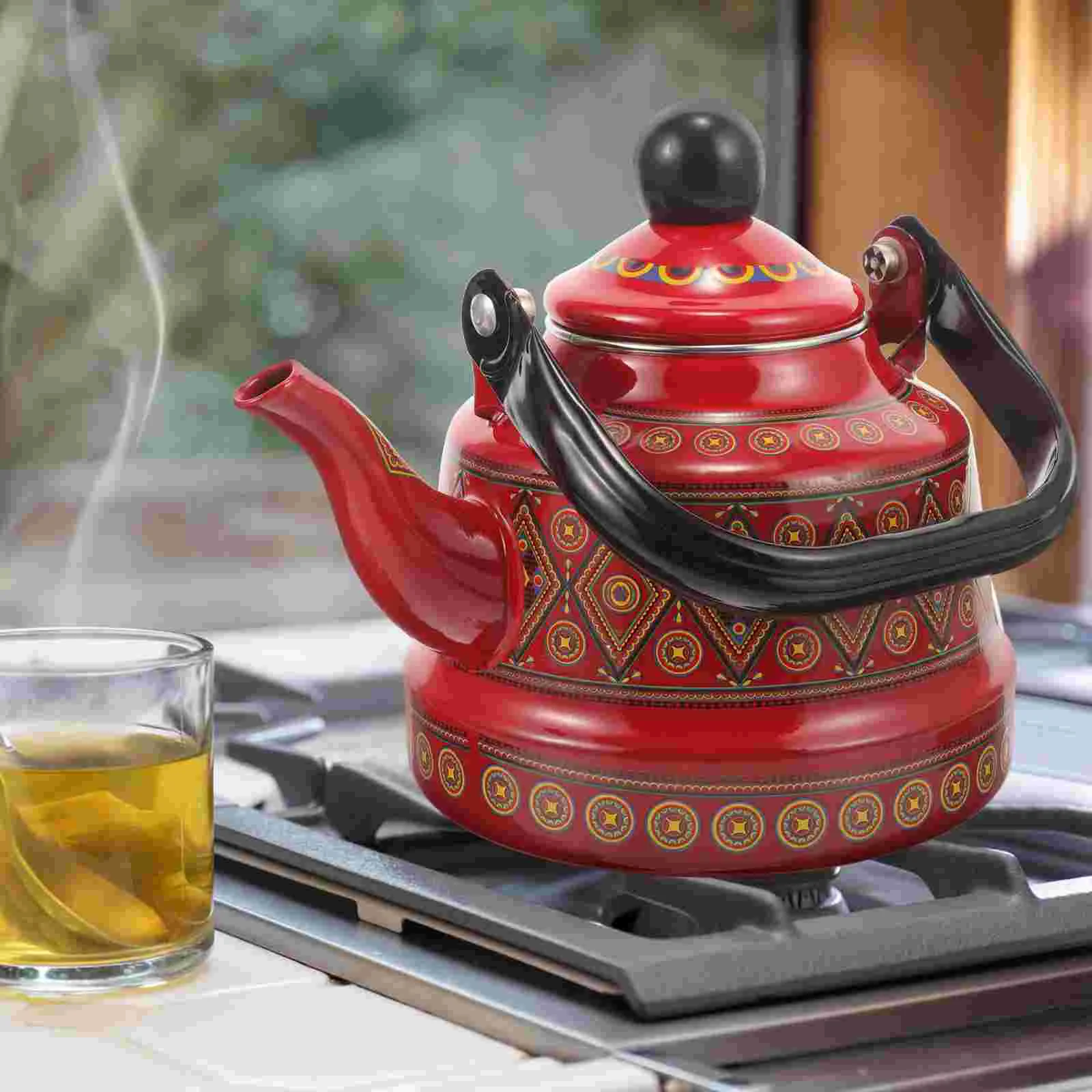 Enamel Tea Kettle Vintage Tea Pot Loose Tea Ceramic Teapot Tea Kettle Stovetop 1 1L Porcelain Enameled Teakettle Home
Enamel Tea Kettle Vintage Tea Pot Loose Tea Ceramic Teapot Tea Kettle Stovetop 1 1L Porcelain Enameled Teakettle Home