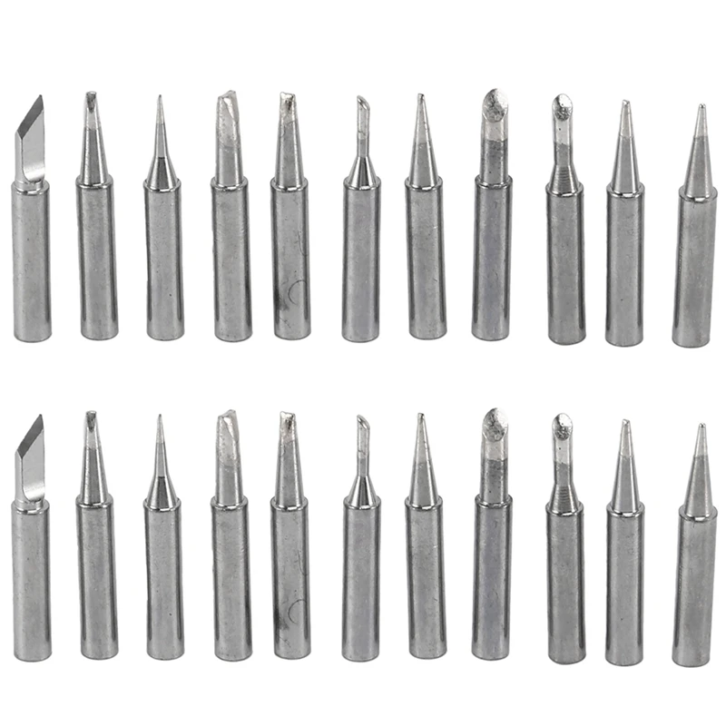 

22 Pieces Soldering Iron Tips Kit 900M-T For Hakko Soldering Station Tool 900M 936 937 907