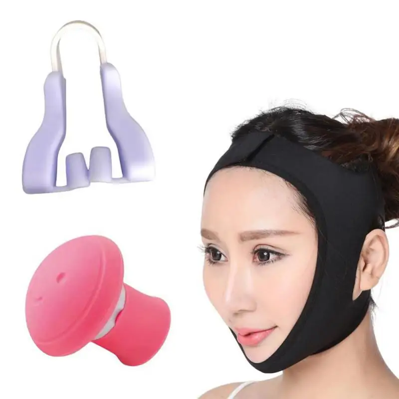 

Инструмент для ухода за лицом, силиконовые упражнения для носа, упражнение для рта, маска для лица, силиконовая Мягкая тонкая маска для сна, доступность для уменьшения морщин