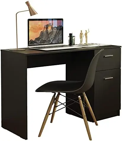 

53 дюймовый компьютерный письменный стол с ящиками и дверью, стол руководителя, деревянный ПК стол, много Sapce, 30 \ u201D H x 18 \ u201D D x 5