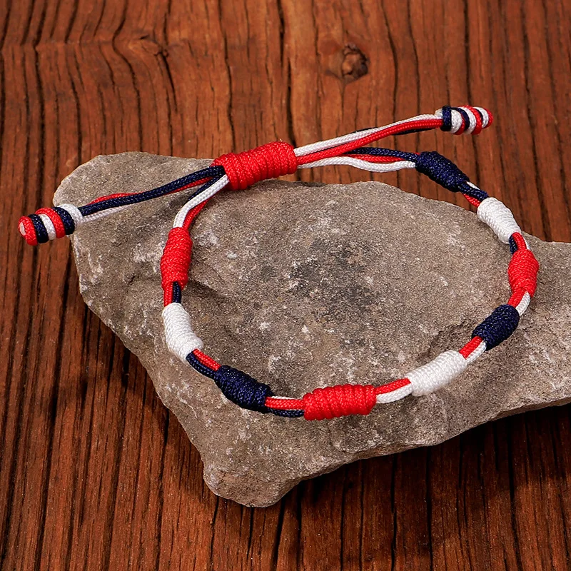 PATRIOTIC BRACELET American Flag Red White Blue Handmade Woven Friendship Bracelet /For Women & Men/Fourth of July Gift for Her
PATRIOTIC BRACELET American Flag Red White Blue Handmade Woven Friendship Bracelet /For Women & Men/Fourth of July Gift for Her