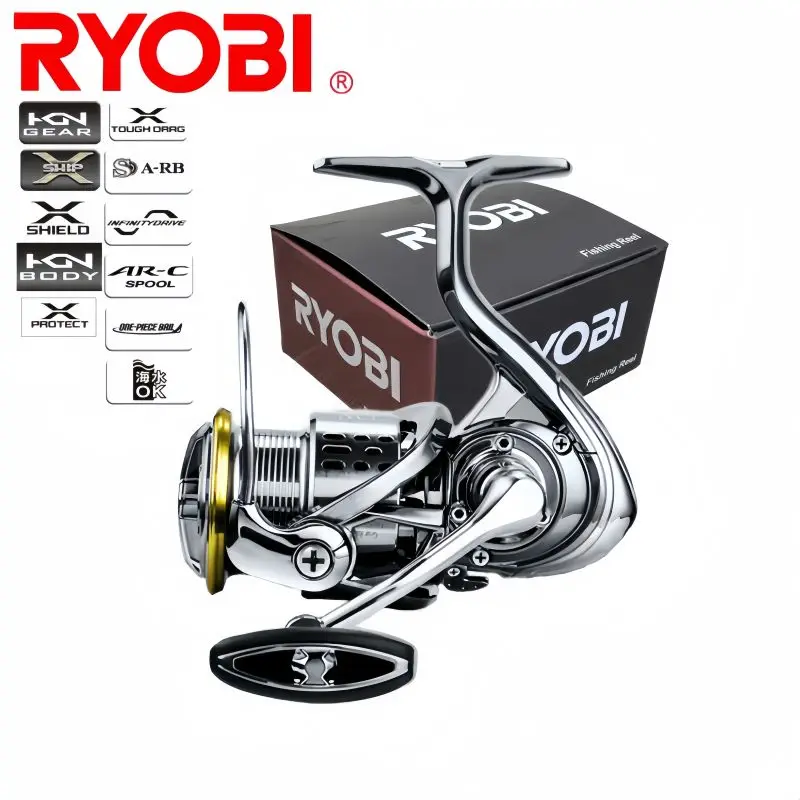 New RYOBI Fishing Reel altwater Water Proof Spinning Reel Max Drag 20kg 1000-5000 12+1BB Spinning Reel Fishing Accessories
New RYOBI Fishing Reel altwater Water Proof Spinning Reel Max Drag 20kg 1000-5000 12+1BB Spinning Reel Fishing Accessories