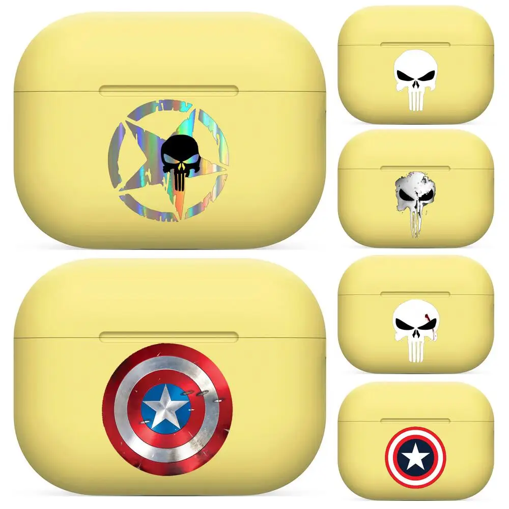 Marvel Punisher Captain America Silicone Case For AirPods Pro 3 2 1 Case Cover Coque Wireless Bluetooth Headphones Cover On AirP
Marvel Punisher Captain America Silicone Case For AirPods Pro 3 2 1 Case Cover Coque Wireless Bluetooth Headphones Cover On AirP