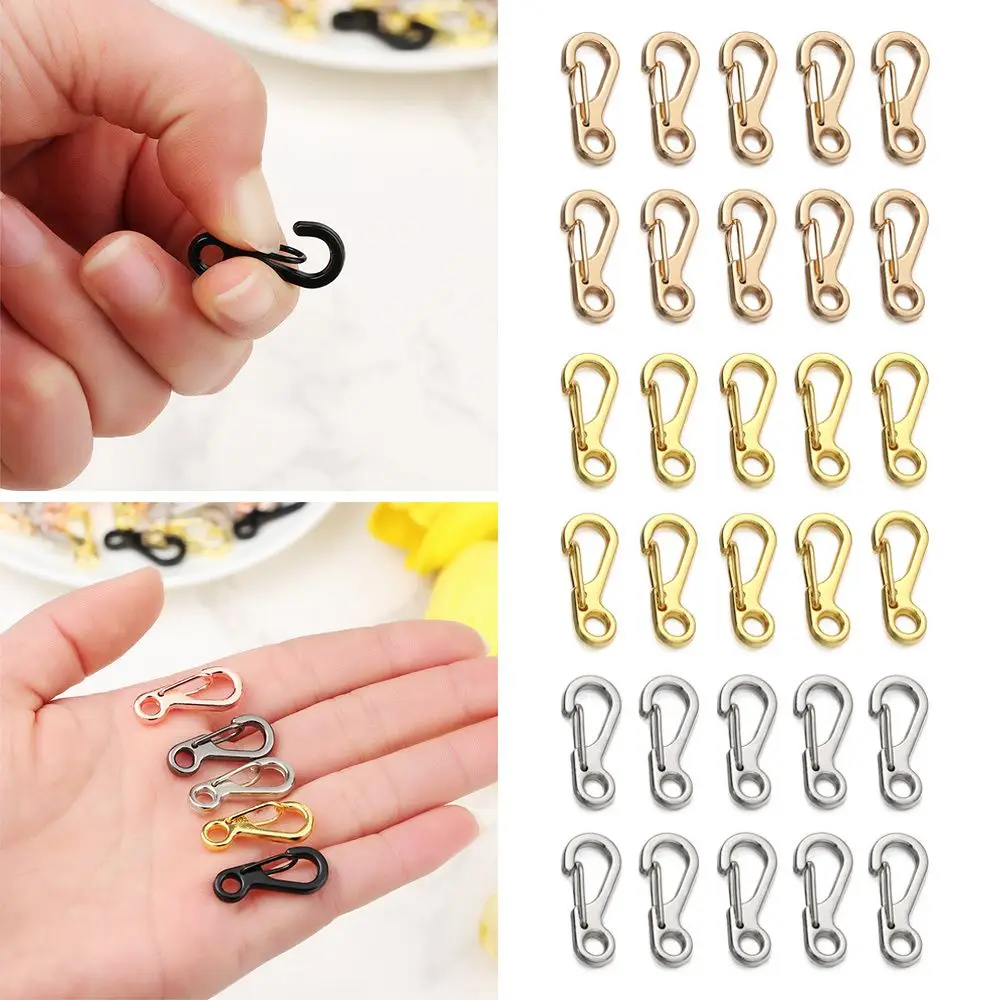 10Pcs Jewelry Making DIY KeyChain Bag Part Accessories Hook Lobster Clasp Bags Strap Buckles Collar Carabiner Snap
10Pcs Jewelry Making DIY KeyChain Bag Part Accessories Hook Lobster Clasp Bags Strap Buckles Collar Carabiner Snap
