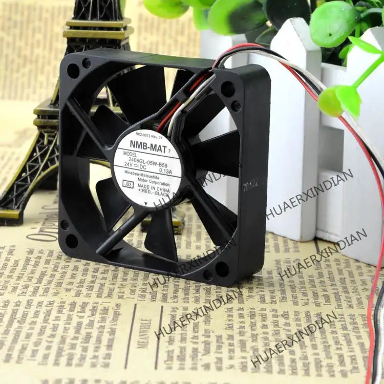Новый комплект охлаждающих вентиляторов 2406GL-05W-B59 24 В 0.13A 6 см 6015 3
Новый комплект охлаждающих вентиляторов 2406GL-05W-B59 24 В 0.13A 6 см 6015 3