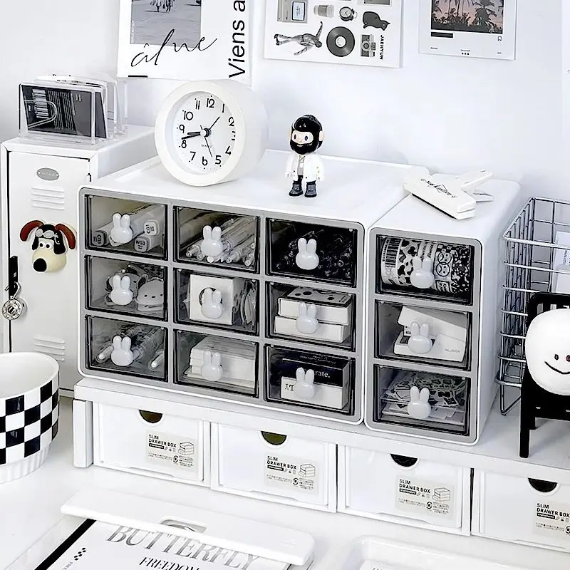 Desktop Jiugongge Storage Box Drawer Organizing Box Student Dormitory Desk Storage Box Note Sundries Storage Rack Organiseurs
Desktop Jiugongge Storage Box Drawer Organizing Box Student Dormitory Desk Storage Box Note Sundries Storage Rack Organiseurs