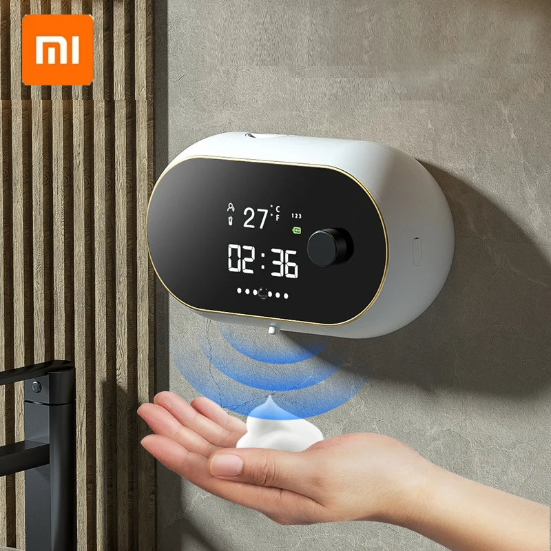 New Xiaomi Soap Dispenser Wall Mounted Induction Automatic Touchless Soap Dispenser USB Rechargeable Electric Soap Dispense
New Xiaomi Soap Dispenser Wall Mounted Induction Automatic Touchless Soap Dispenser USB Rechargeable Electric Soap Dispense