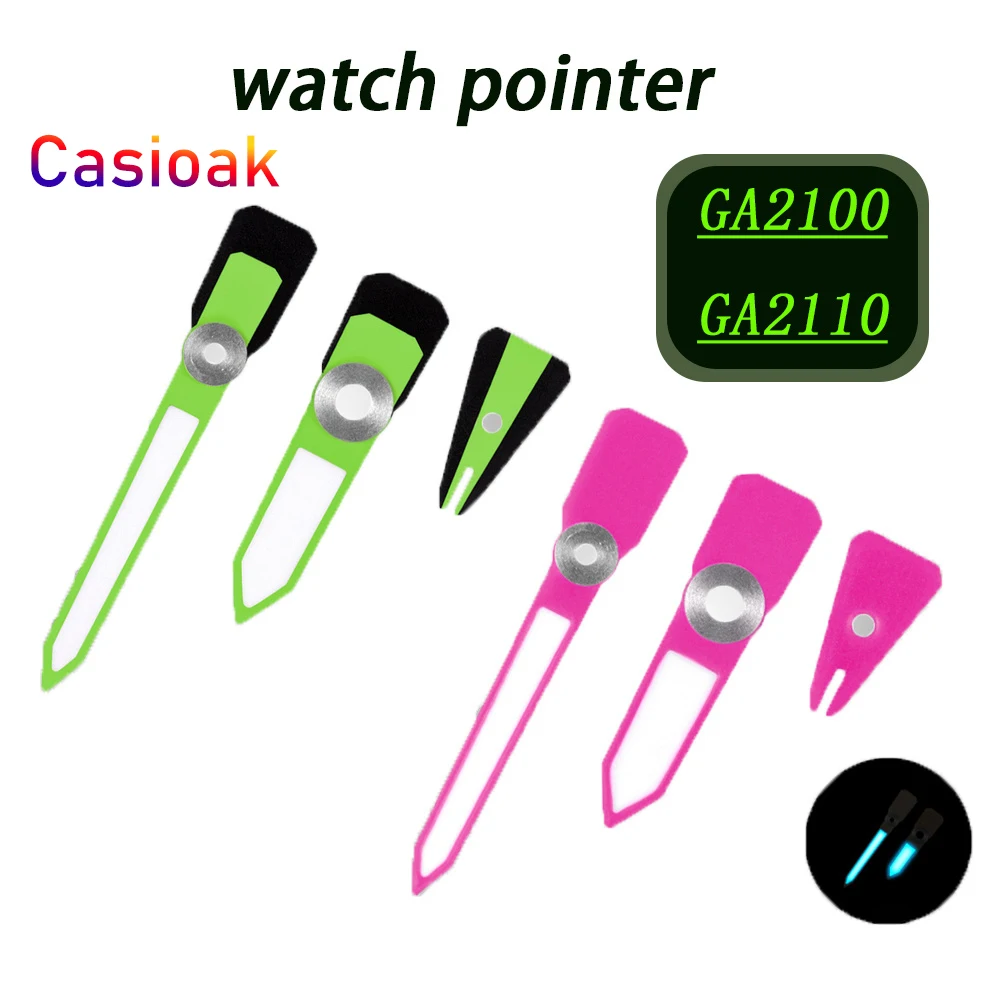 For G-Shock Casio GA2100 GA2110 Metal Casioak Watch Pointer Luminous Hand,Fit GA 2100 GA2110 Modification Accessories Movement
For G-Shock Casio GA2100 GA2110 Metal Casioak Watch Pointer Luminous Hand,Fit GA 2100 GA2110 Modification Accessories Movement