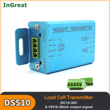Weighing Sensor Transmitter Load Cell Transducer Amplifier 4-20mA 0-10V 0-5V Analog Output Signal Voltage Current Converter
Weighing Sensor Transmitter Load Cell Transducer Amplifier 4-20mA 0-10V 0-5V Analog Output Signal Voltage Current Converter