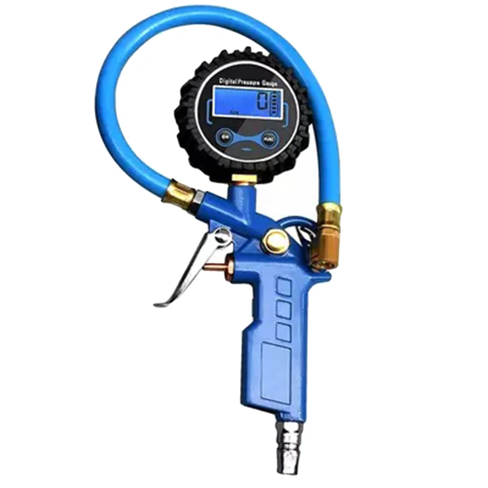 Durable Digital Pressure Gauge Heavy Duty Tire Air Pressure Gauge without (Blue) 
Durable Digital Pressure Gauge Heavy Duty Tire Air Pressure Gauge without (Blue)