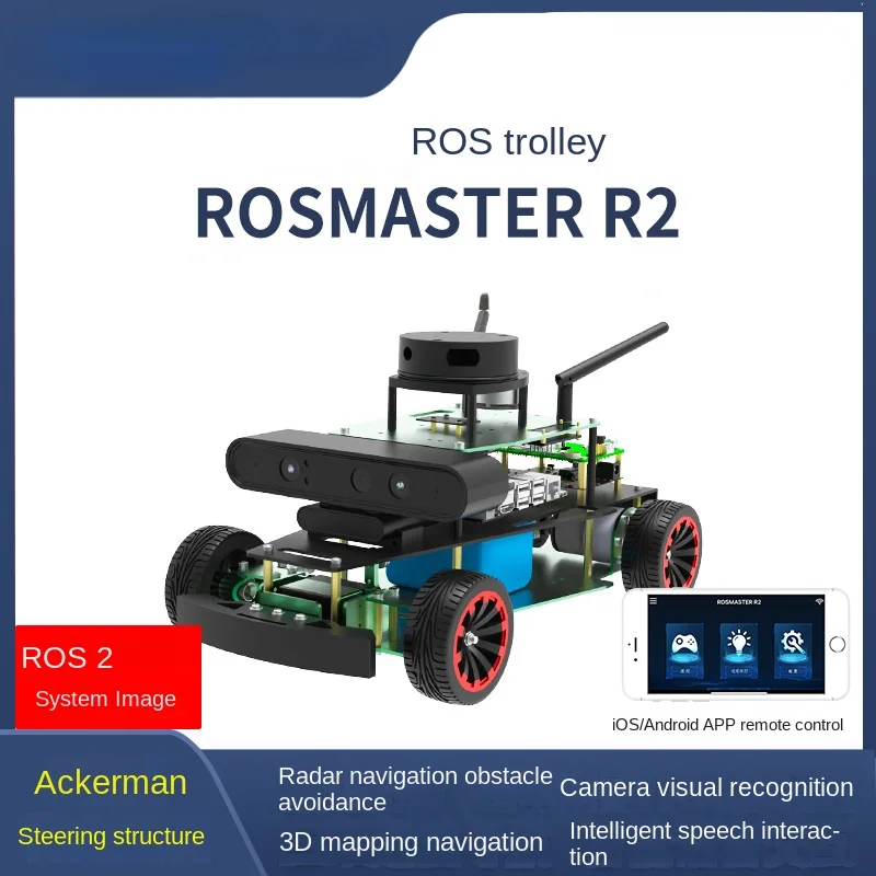 

Робот-шасси Ros2, беспилотный автомобиль, строительство, карта навигации