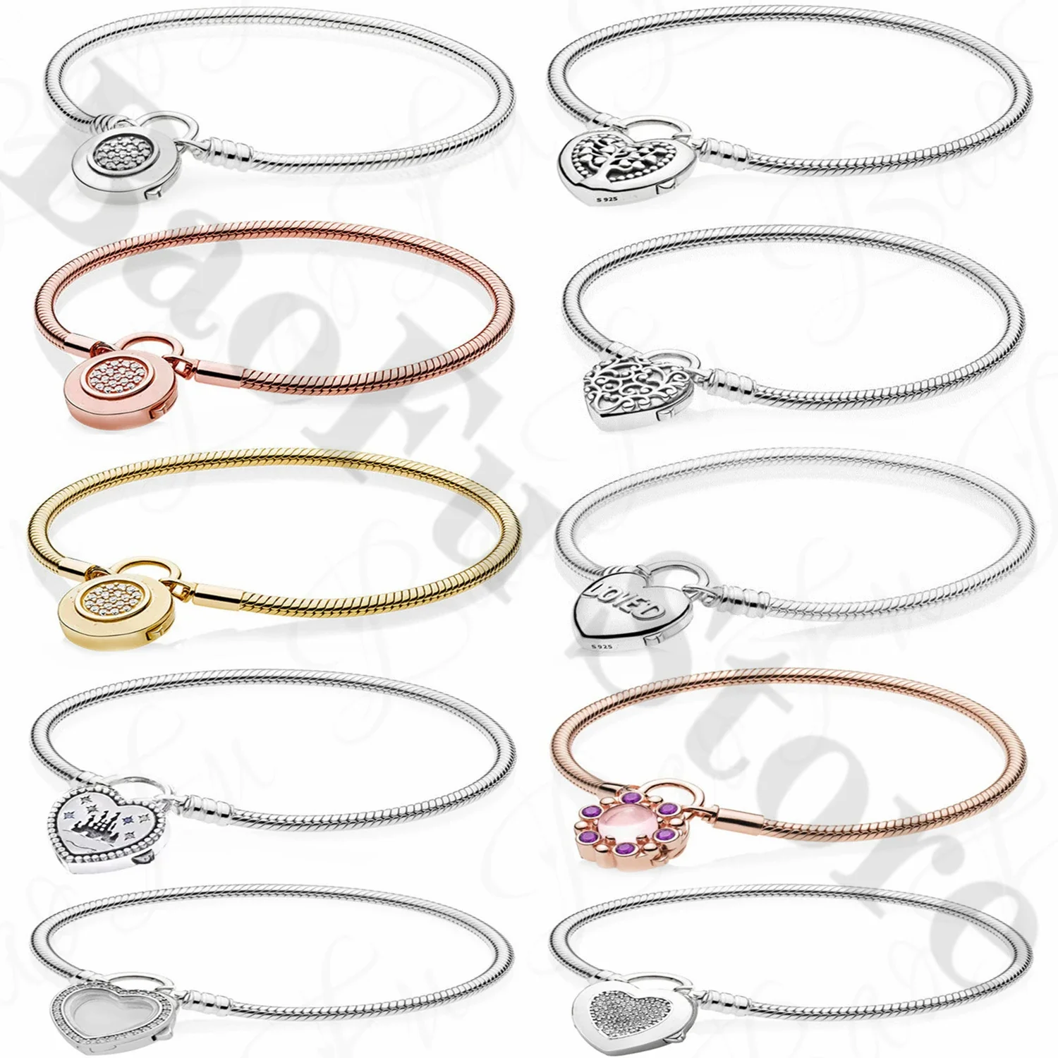 Authentic 925 Sterling Silver Bracelet Love Lock Signature Floating Box Snake Chain Suitable For Luxury Original Female Jewelry
Authentic 925 Sterling Silver Bracelet Love Lock Signature Floating Box Snake Chain Suitable For Luxury Original Female Jewelry