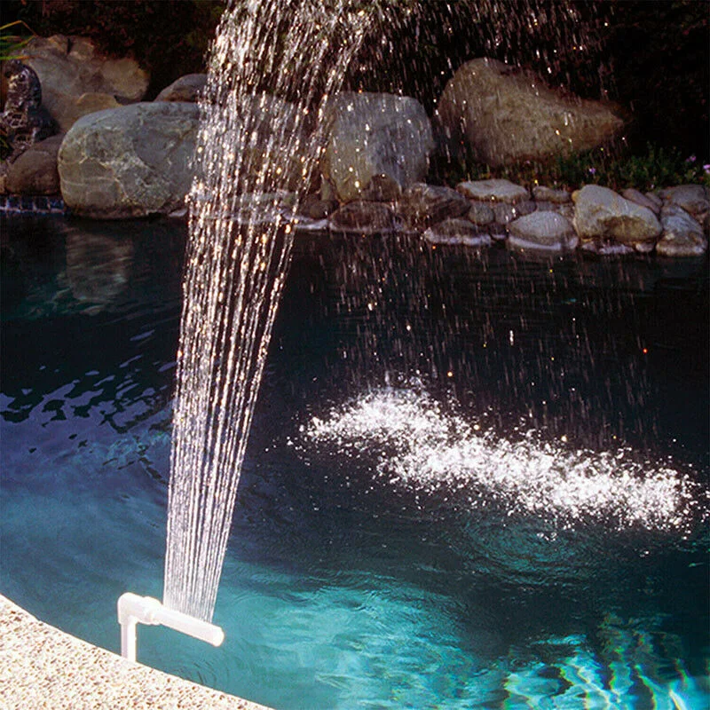 Adjustable Pool Fountain Frame Decoration Waterfall 26*40*19cm White Spray Outdoor Ground Connector Tube Durable
Adjustable Pool Fountain Frame Decoration Waterfall 26*40*19cm White Spray Outdoor Ground Connector Tube Durable