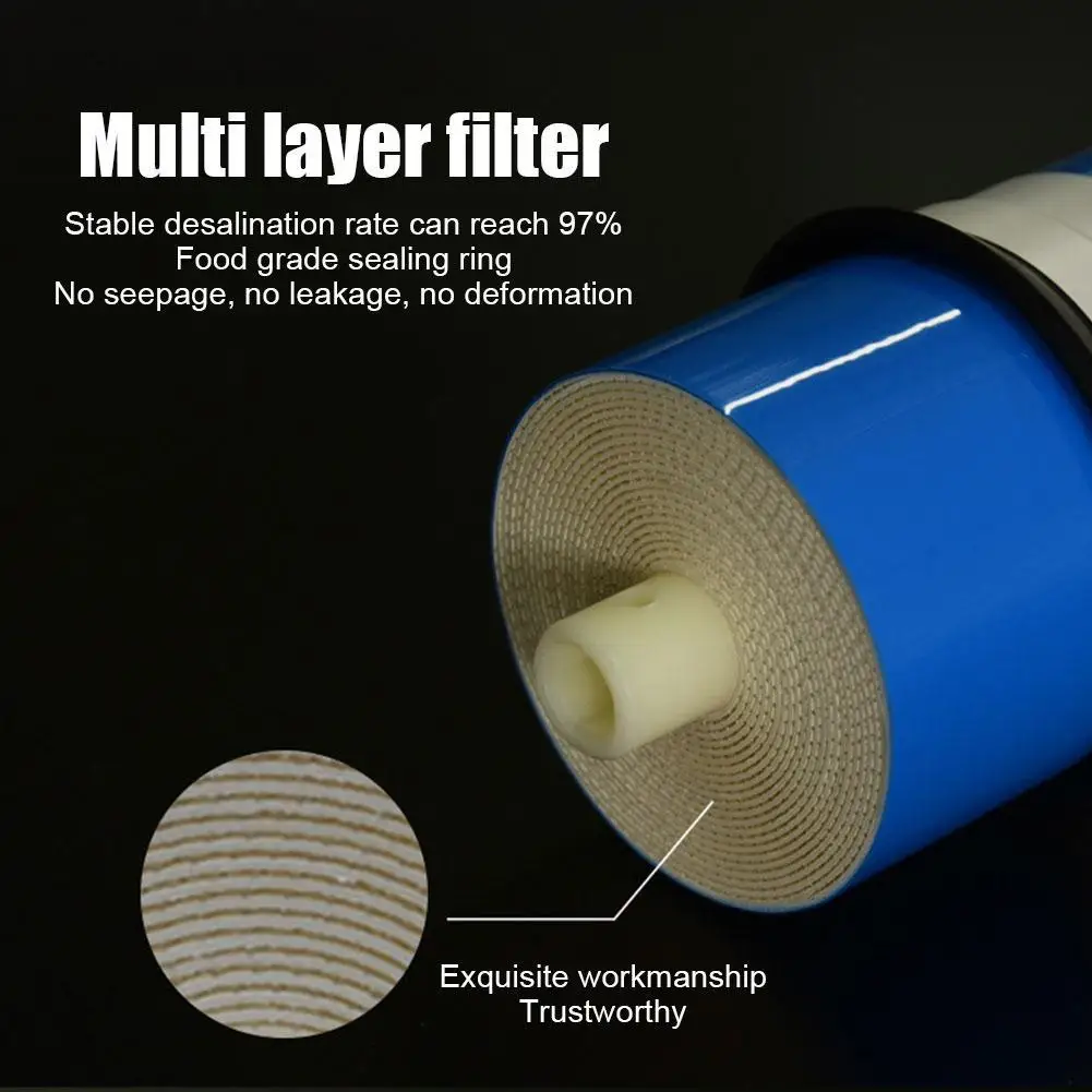 50/75/100/125GPD новая Мембрана обратного осмоса для защиты от загрязнения воды
50/75/100/125GPD новая Мембрана обратного осмоса для защиты от загрязнения воды
