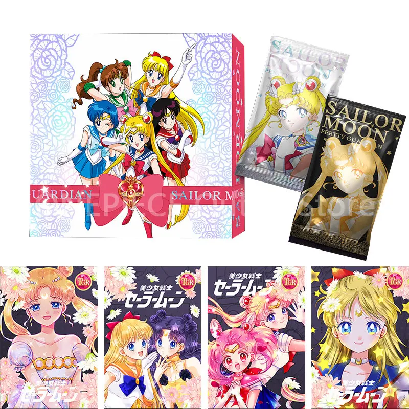 

New Sailor Moon 30th Anniversary Crystal Collection Cards Summer Dreams Special Rare Flash SHR SSP EX Card Children's Toy Gifts