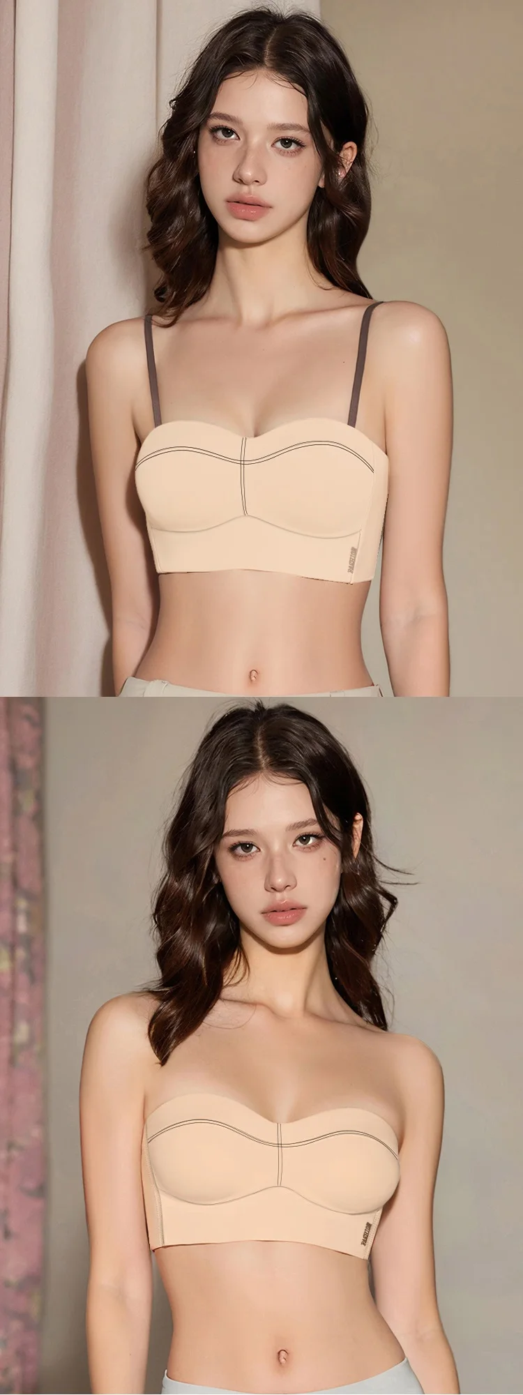 Women's Removable Strap Seamless Bra Ladies Fashion Push Up Bra Comfortable Breathable Bralette Outgoing Beauty Back Women Bra Women's Removable Strap Seamless Bra Ladies Fashion Push Up Bra Comfortable Breathable Bralette Outgoing Beauty Back Women Bra