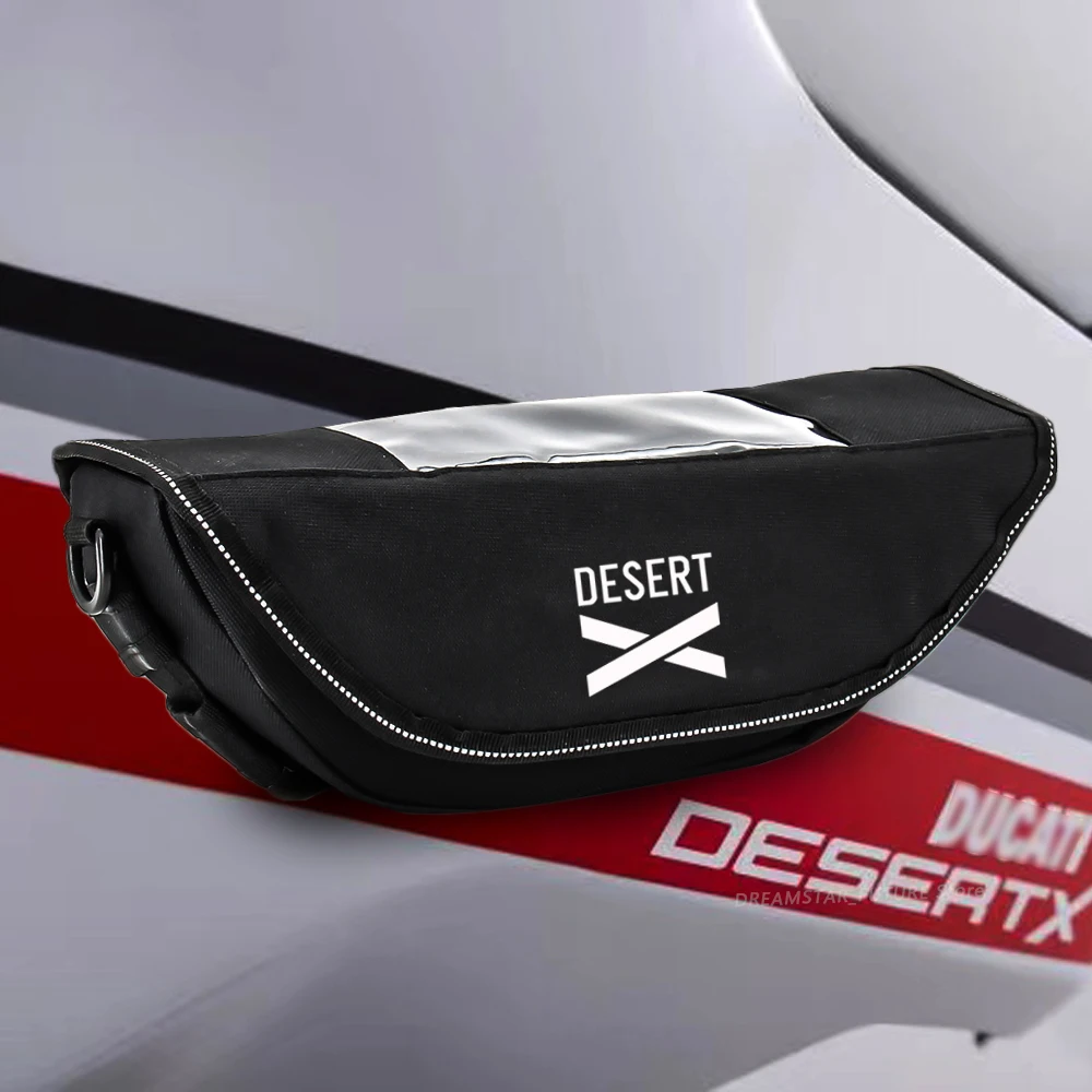 

Сумка для хранения мотоциклетных аксессуаров Ducati Desert X десерtx 2021 2022 -2023, сумка на руль, Дорожный комплект, водонепроницаемая сумка с логотипом