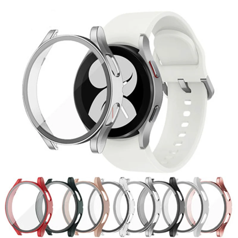 PC+glass Case for Samsung Watch 4 40mm 44mm Hard PC Bumper Protective Cover Frame for Watch4 accessories protection
PC+glass Case for Samsung Watch 4 40mm 44mm Hard PC Bumper Protective Cover Frame for Watch4 accessories protection