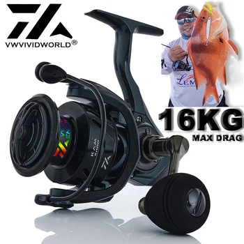 VWVIVIDWORLD Alloy Fishing Reel