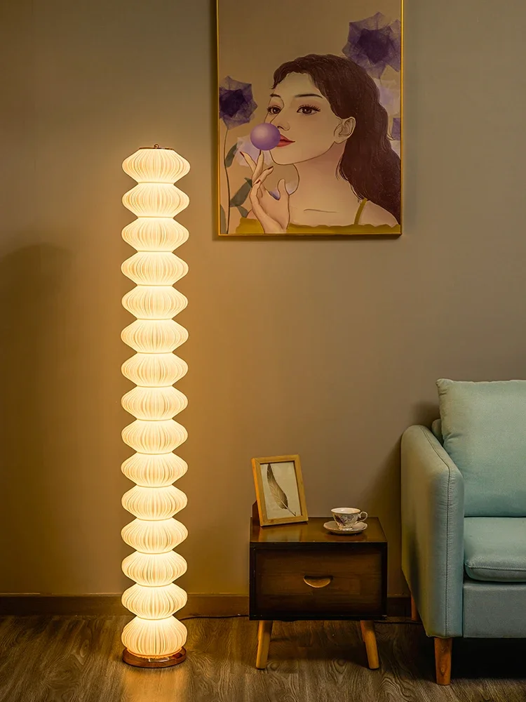 

Напольная Лампа, датский дизайнерский светильник для гостиной, дивана, спальни, сахарной тыквы, вертикальная настольная лампа в скандинавском стиле для комнаты, кровати и завтрака