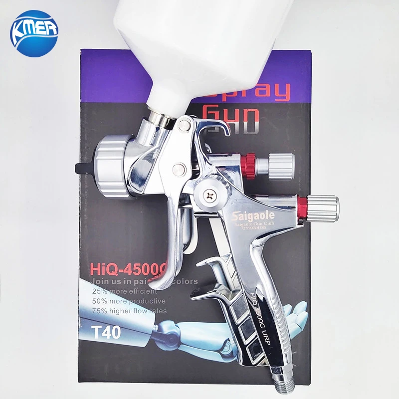 T40 Spray Gun 1.3mm HVLP Car Sprayer Painting Tool High Atomization Air Paint Sprayer 4500C
T40 Spray Gun 1.3mm HVLP Car Sprayer Painting Tool High Atomization Air Paint Sprayer 4500C