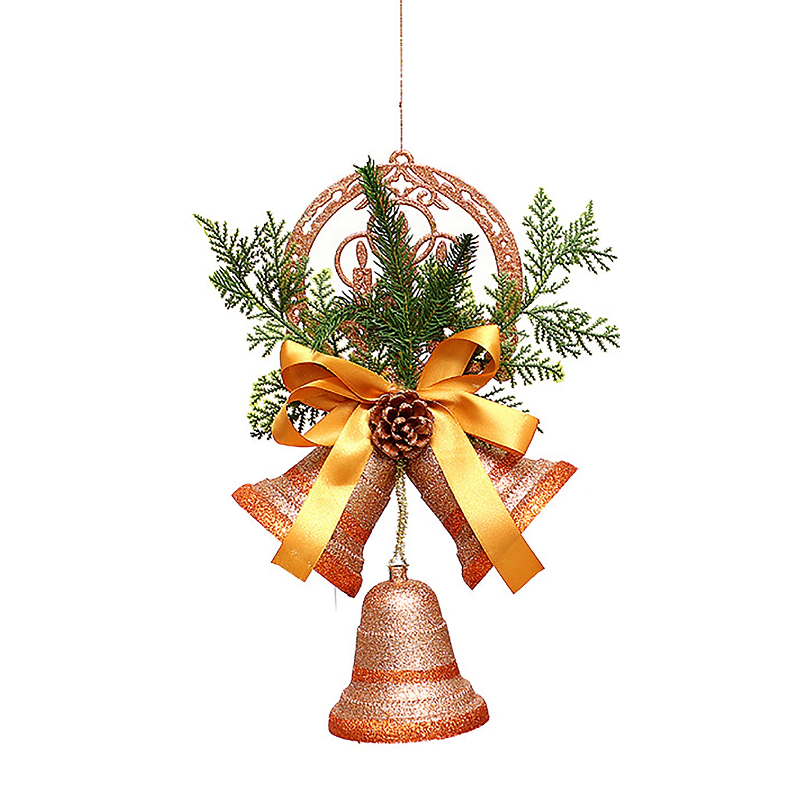 DIY Bells Crafts Christmas Decorations Tree Ornaments Wall Hanging Bow-knot For Gift With Bow Door Hanger Large Pendants
DIY Bells Crafts Christmas Decorations Tree Ornaments Wall Hanging Bow-knot For Gift With Bow Door Hanger Large Pendants