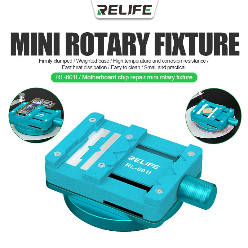 RELIFE RL-601I MINI Fixture Mobile Phone Motherboard Chip Repair 360° Rotation Heat-Resistant Clamp PCB Holder Soldering Tools
RELIFE RL-601I MINI Fixture Mobile Phone Motherboard Chip Repair 360° Rotation Heat-Resistant Clamp PCB Holder Soldering Tools