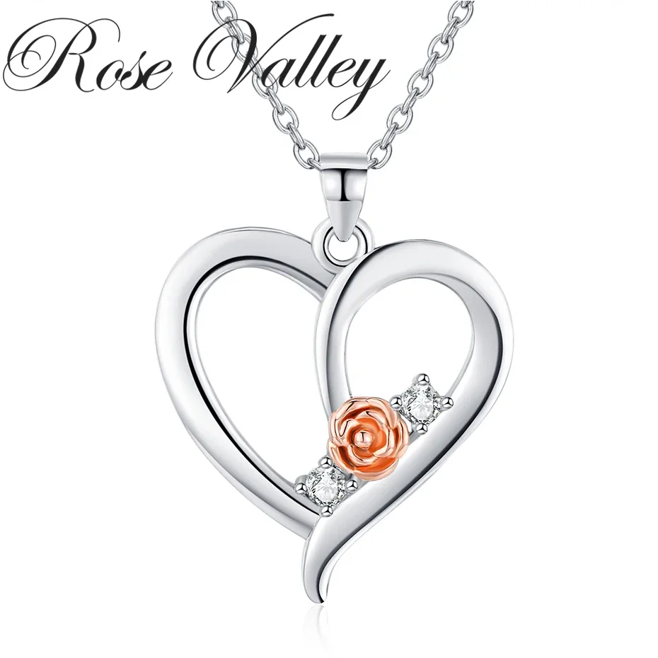 Rose Valley Rose Flower Pendant Necklace for Women Heart Pendants Fashion Jewelry Girls Gifts RSN074
Rose Valley Rose Flower Pendant Necklace for Women Heart Pendants Fashion Jewelry Girls Gifts RSN074