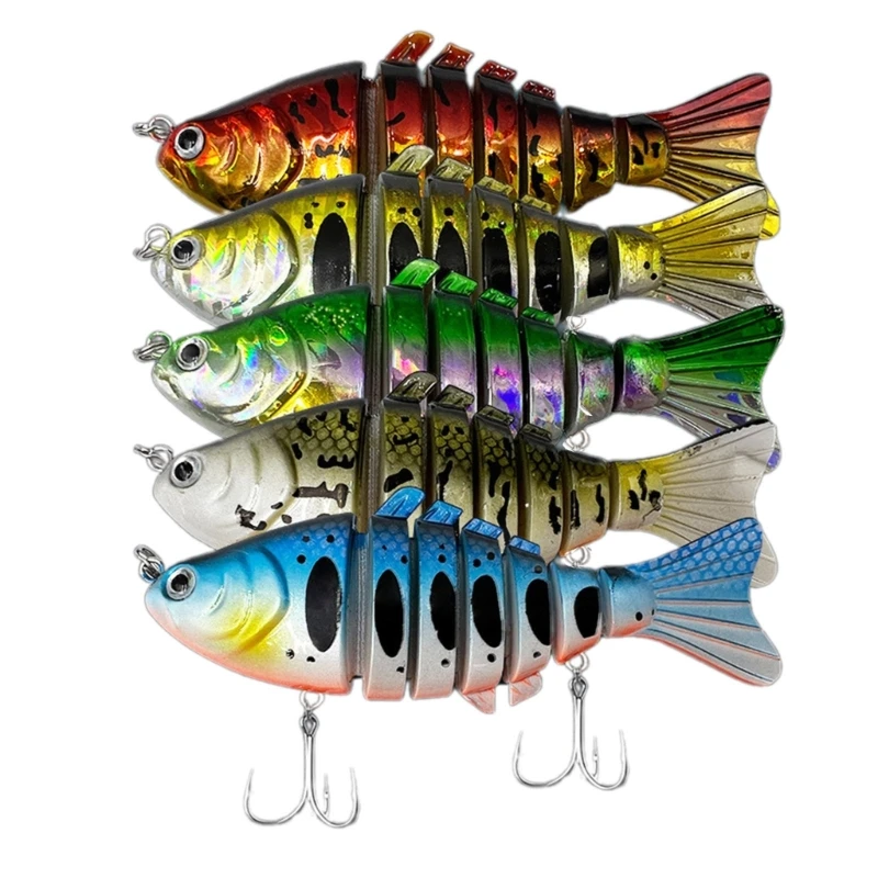 3D Jointed Fishhooks Lures Treble Hook Hard Crankbait Sinking Tackle Swimbait
3D Jointed Fishhooks Lures Treble Hook Hard Crankbait Sinking Tackle Swimbait