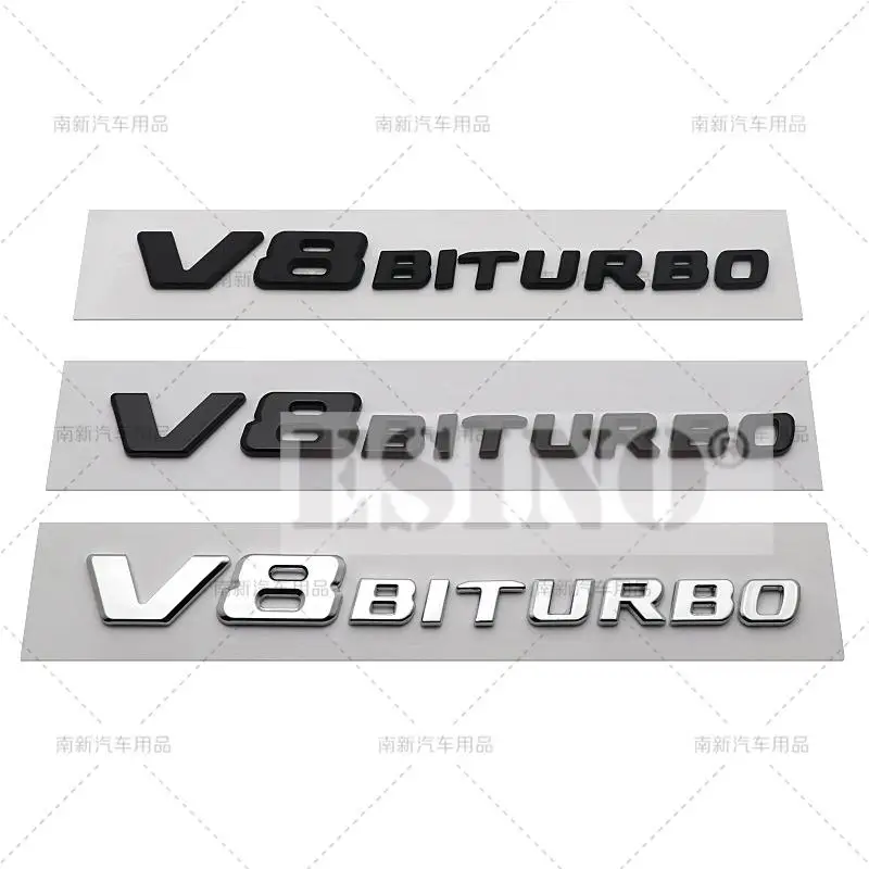 3D V8 Biturbo Автомобильный багажник ABS значок эмблема для заднего багажника автомобиля задняя дверь брызговик дверь клейкий значок для Mercedes Benz 2017 - 2022
3D V8 Biturbo Автомобильный багажник ABS значок эмблема для заднего багажника автомобиля задняя дверь брызговик дверь клейкий значок для Mercedes Benz 2017 - 2022