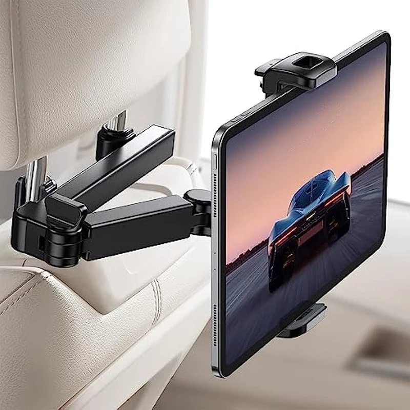 

iPad Holder Car Headrest,Stretchable Arm Tablet Mount for Car Backseat,Travel Road Trip Essentials for Kids, for 4.7-11” Device