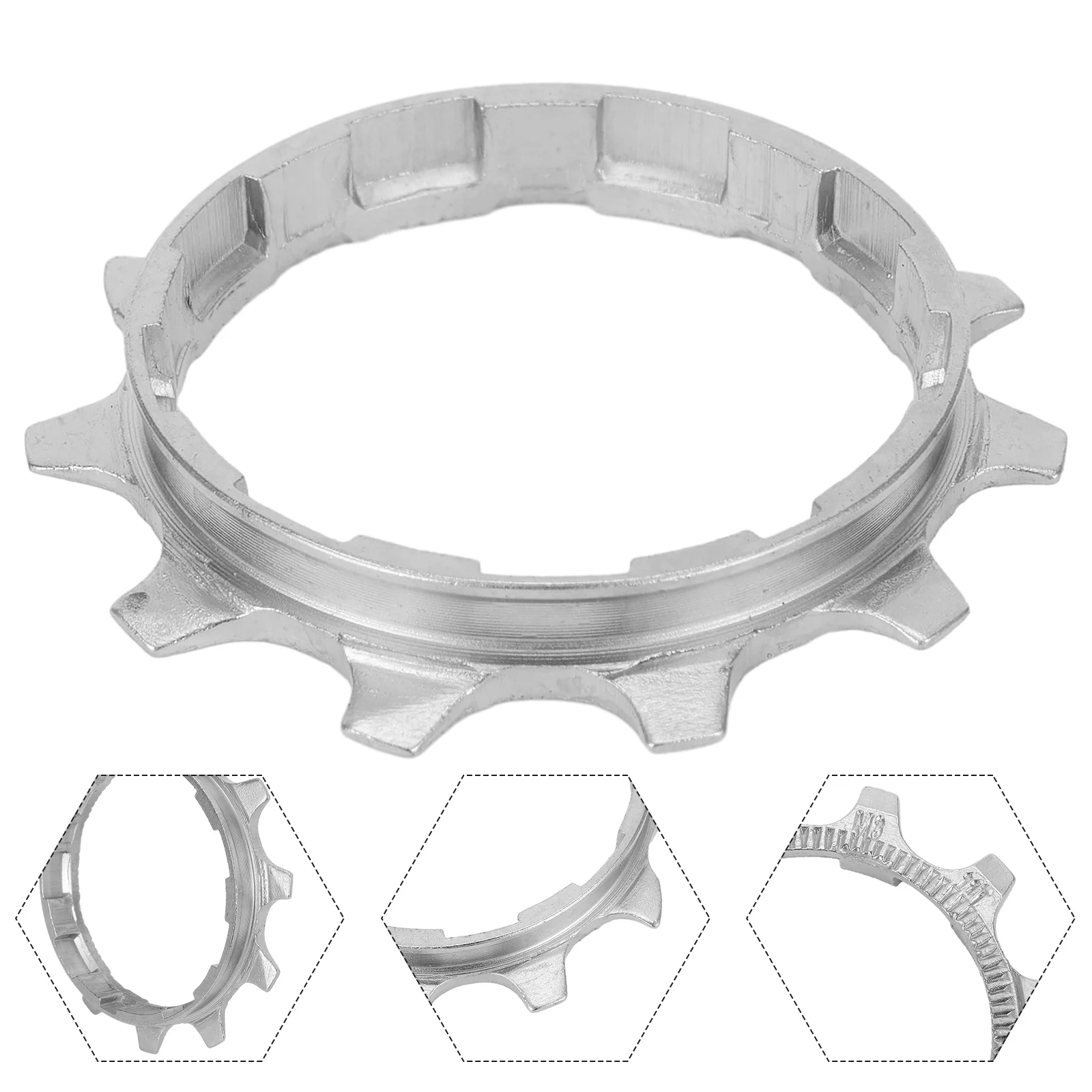 Upgraded Narrow-Wide Teeth Mountain Bike Freewheel Chain Retention 11T/12T/13T Mountain Bike Accessories For 8/9/10/11 Speed
Upgraded Narrow-Wide Teeth Mountain Bike Freewheel Chain Retention 11T/12T/13T Mountain Bike Accessories For 8/9/10/11 Speed