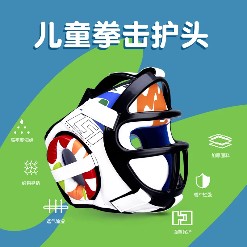 Full-covered Pu Boxing Helmet Kids Muay Thai Training Sparring Boxing Headgear Gym Equipment Taekwondo HeadGuard
Full-covered Pu Boxing Helmet Kids Muay Thai Training Sparring Boxing Headgear Gym Equipment Taekwondo HeadGuard