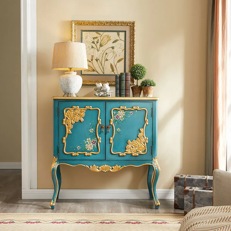 Solid Wood Retro American Living Room Curio Cabinet
Solid Wood Retro American Living Room Curio Cabinet